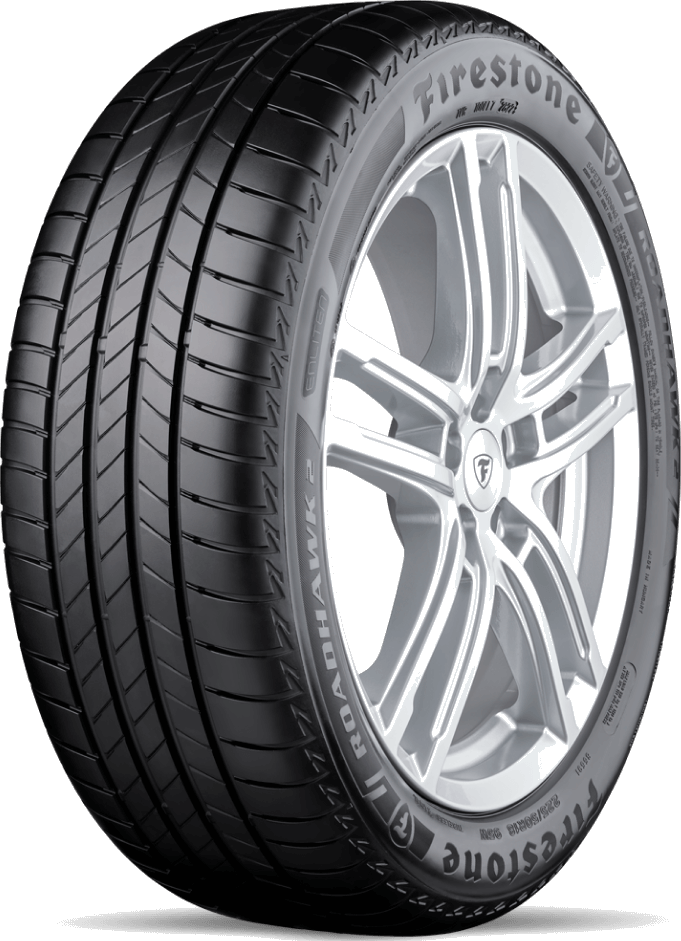 Firestone Roadhawk 2 sommardäck, snett framifrån
