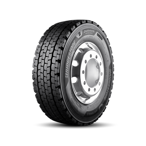 Bridgestone Duravis Winter Drive vinter-drivdäck för lastbil, snett framifrån
