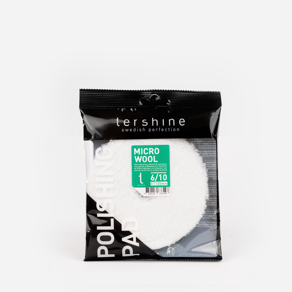 Tershine Polertrissa Mikrofiber 125 mm, snett framifrån
