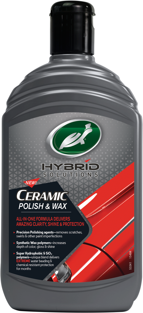 Turtle Wax Hybrid Solutions Ceramic Polish & Wax 500 ml, produktbild framifrån
