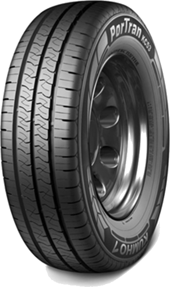 Kumho PORTRAN KC53 sommardäck för transportbil, snett framifrån