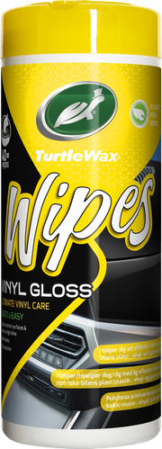 Turtle Wax Vinyl Gloss Wipes 40 st, produktbild framifrån