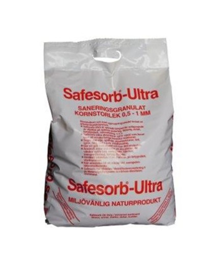 Safesorb Ultra 10kg,(Tar hand om spill av olja mm)