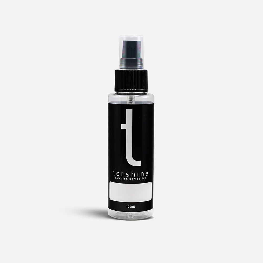 Tershine Tomflaska 100 ml, snett framifrån