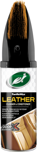 Turtle Wax Power Out Leather Cleaner 400 ml, produktbild framifrån