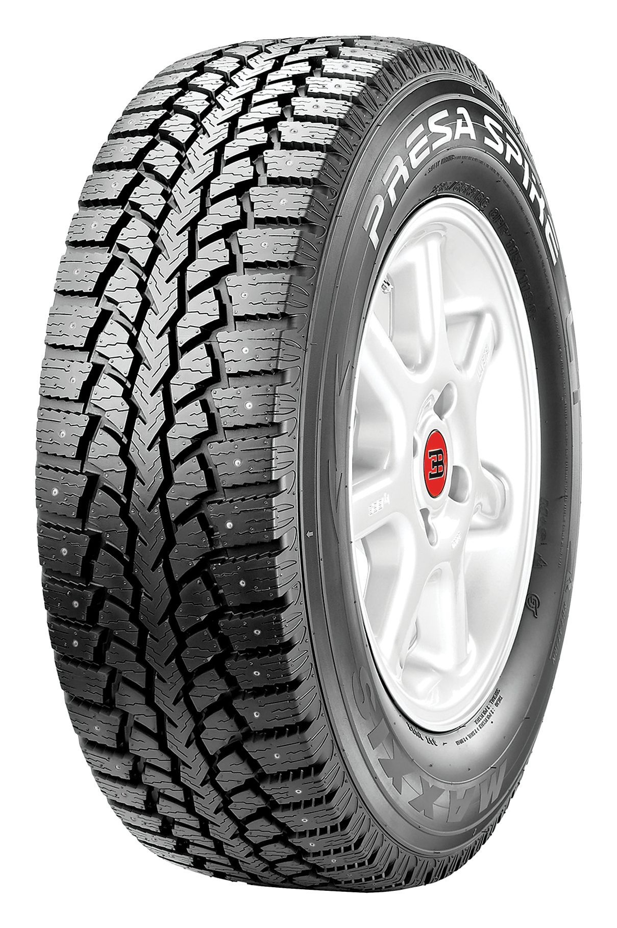 Maxxis Presa Spike MA-SLW dubbdäck för transportbil och lätt lastbil, snett framifrån