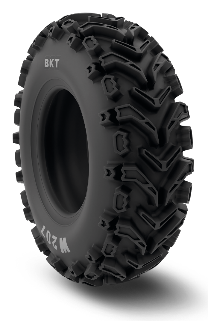 BKT W 207 ATV-däck, snett framifrån