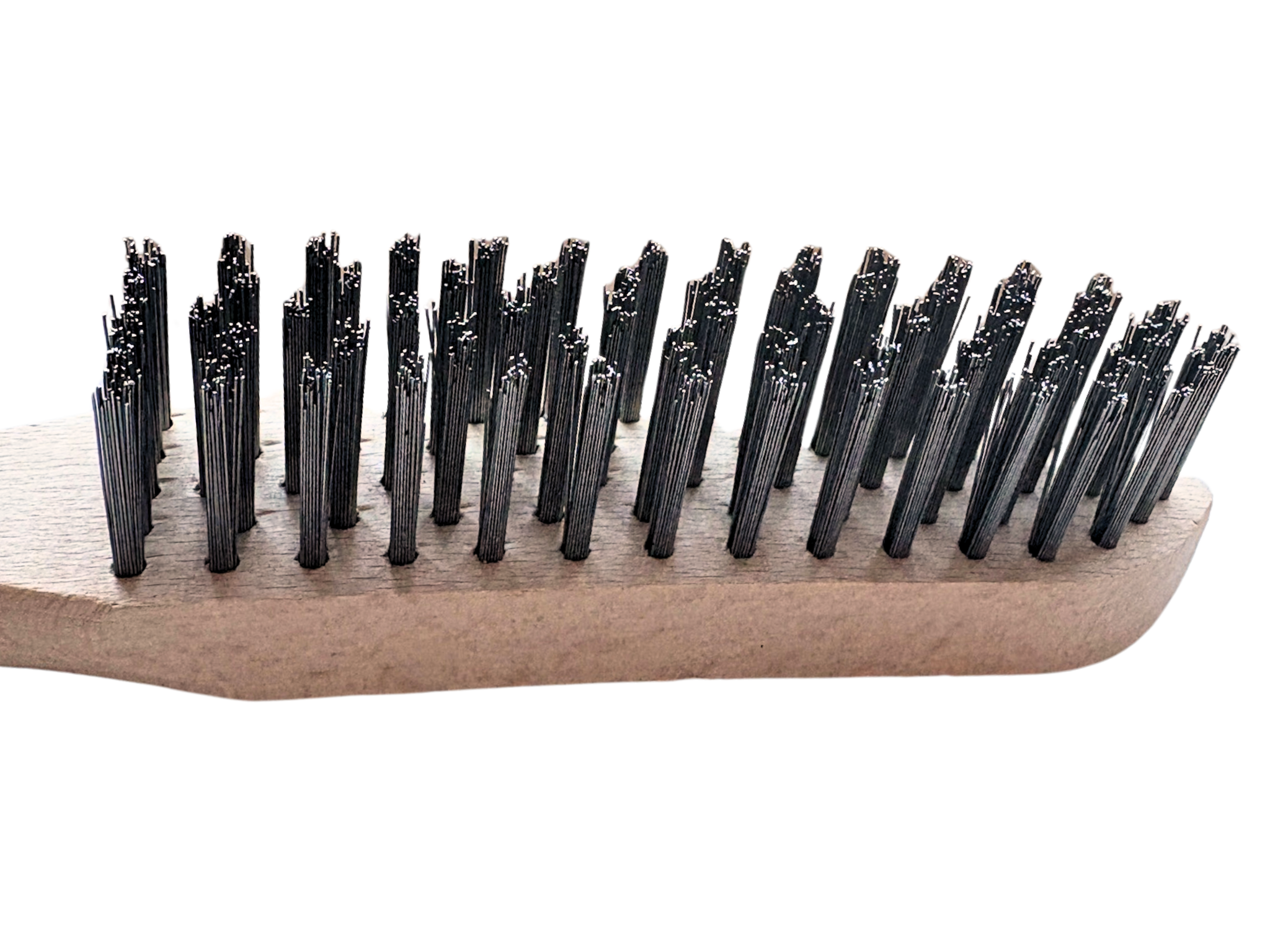 STÅLBORSTE 5-RADIG, TRÄSKAFT