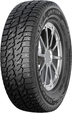 Linglong GREEN-Max Winter GRIP VAN2 dubbdäck för transportbil, snett framifrån