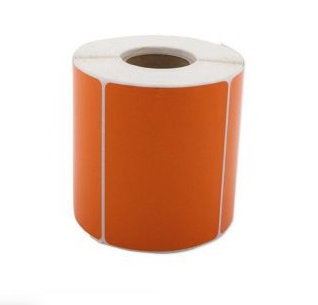 ETIKETT 101,6X74 MM MT400-005 ORANGE 500 ST