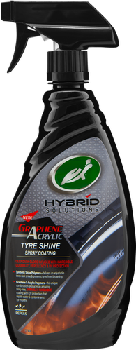 Turtle Wax HS Graphene Acrylic Tyre Shine 680 ml, produktbild framifrån