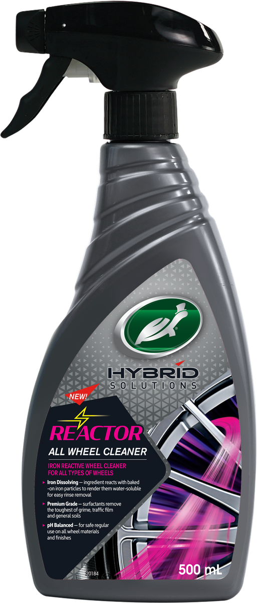 Turtle Wax HS Reactor All Wheel Cleaner 500 ml, produktbild framifrån