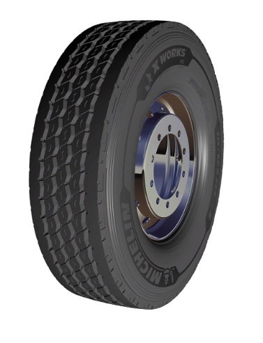Michelin X WORKS HD Z styrdäck för lastbil, snett framifrån