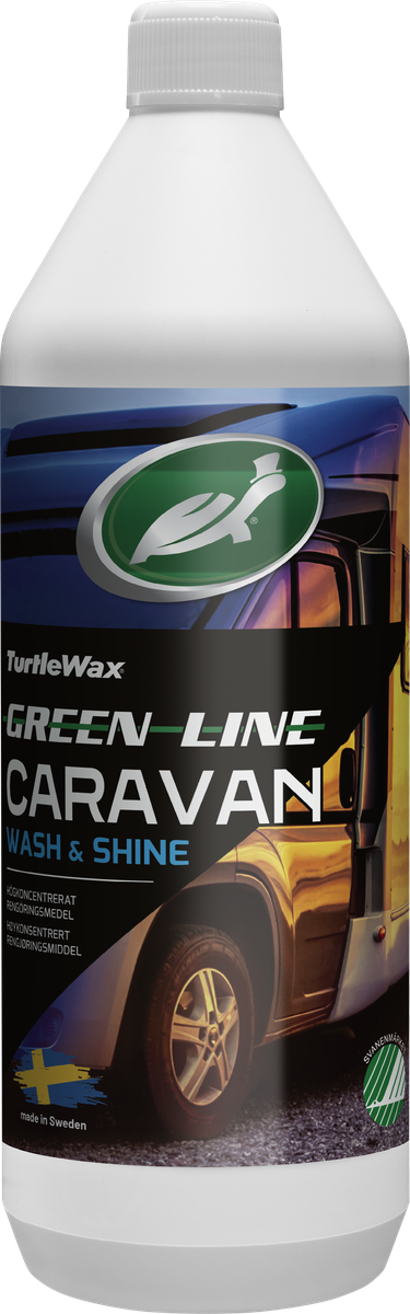 Turtle Wax Caravan Wash & Shine 1 L, produktbild framifrån