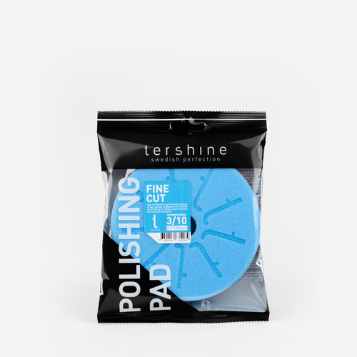 Tershine Polertrissa Fine Cut 125 mm, snett framifrån