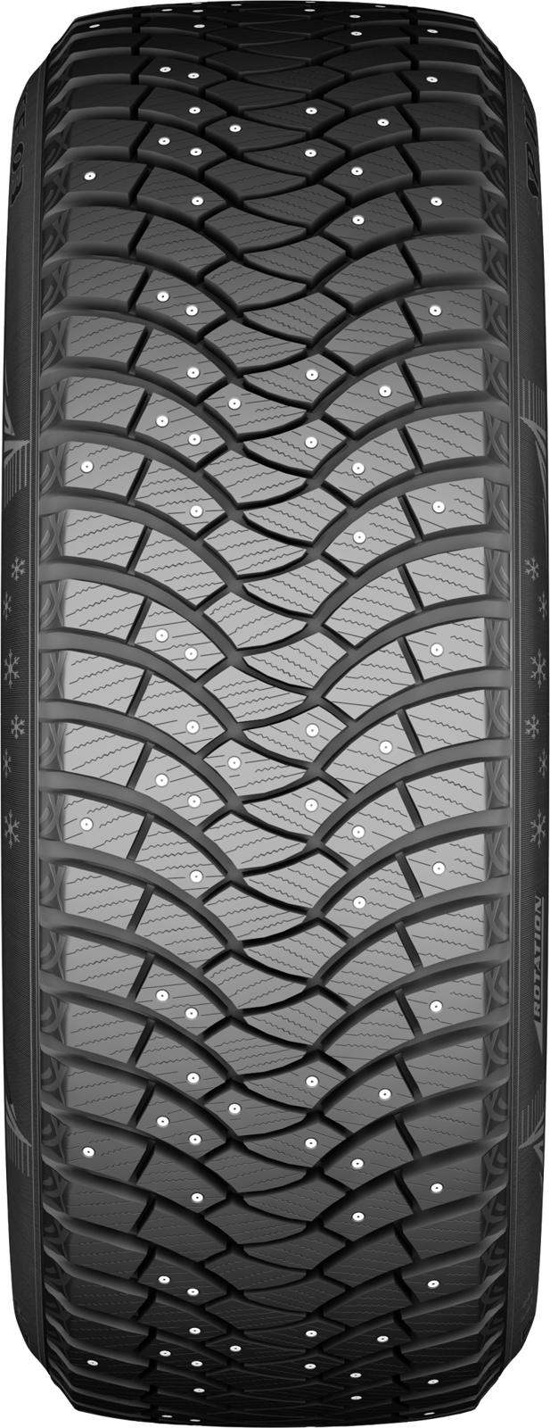 Dunlop SP Winter Ice03 dubbdäck, slitbana framifrån