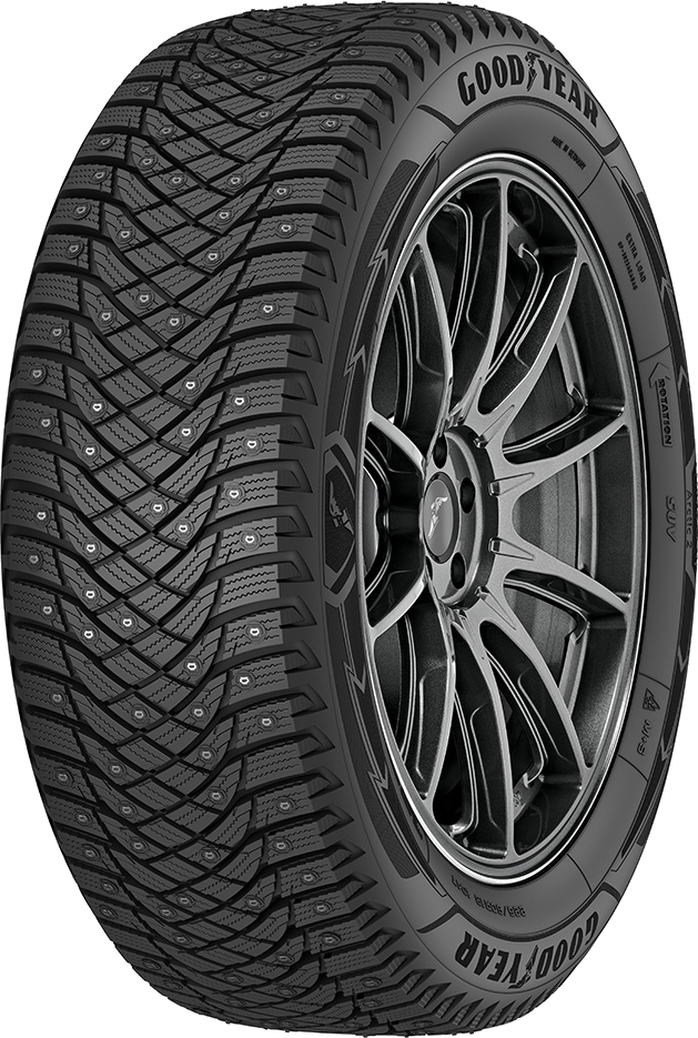 Goodyear UltraGrip Arctic 2 SUV dubbdäck, snett framifrån