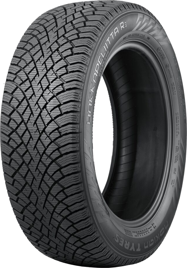 Nokian Tyres Hakkapeliitta R5 friktionsdäck, snett framifrån