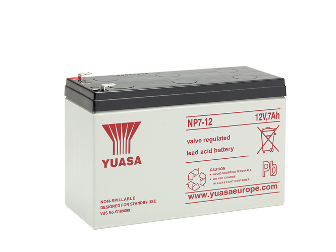 NP7-12 Yuasa AGM Batteri