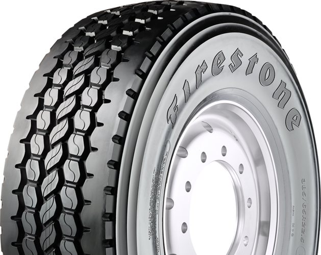 Firestone FT833 trailerdäck för lastbil, snett framifrån