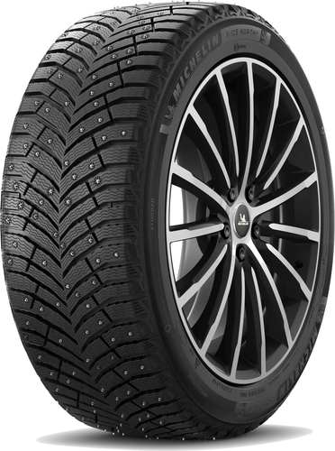 Michelin X-Ice North 4 dubbdäck, snett framifrån