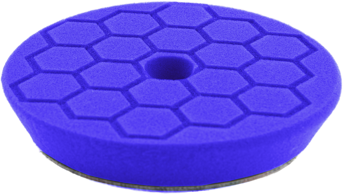 Turtle Wax Polérrondell Blå 150/130x25 mm HEX/CONE, produktbild framifrån