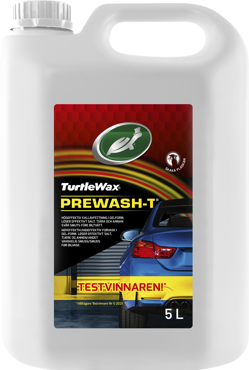 Turtle Wax Prewash-T Avfettning 5 L, produktbild framifrån