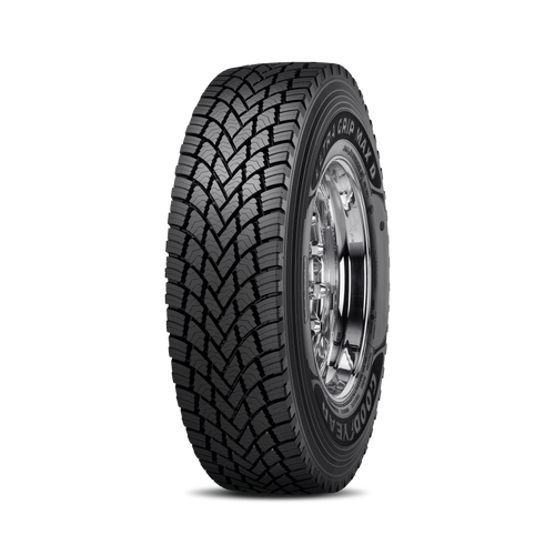 Goodyear ULTRA GRIP MAX D vinter-drivdäck för lastbil, snett framifrån