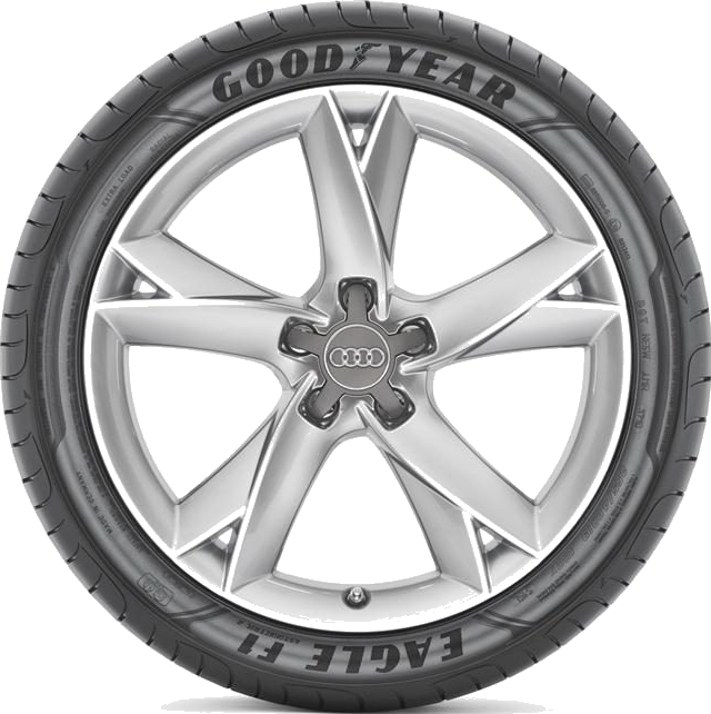 Goodyear Eagle F1 Asymmetric 2 sommardäck, sedd från sidan