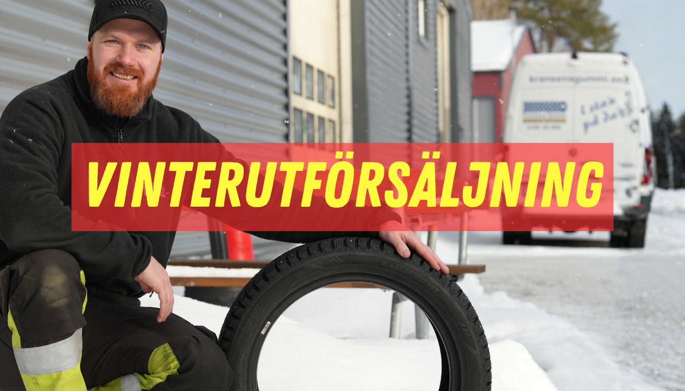 Missa inte vår stora utförsäljning av vinterdäck