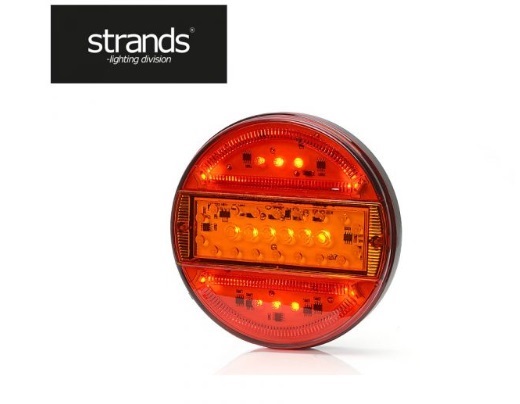 Strands Rund LED 3 kammare 12-24V