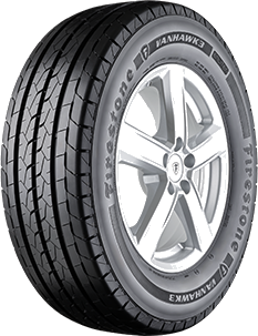 Firestone Vanhawk 3 sommardäck för transportbil, snett framifrån