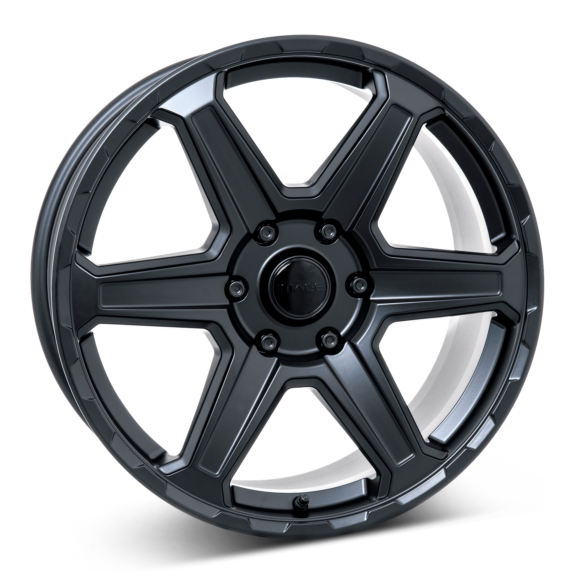 Image Gravel aluminiumfälg matt svart, rakt framifrån