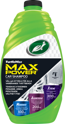 Turtle Wax M.A.X.-Power Car Shampoo 1,42 L, produktbild framifrån