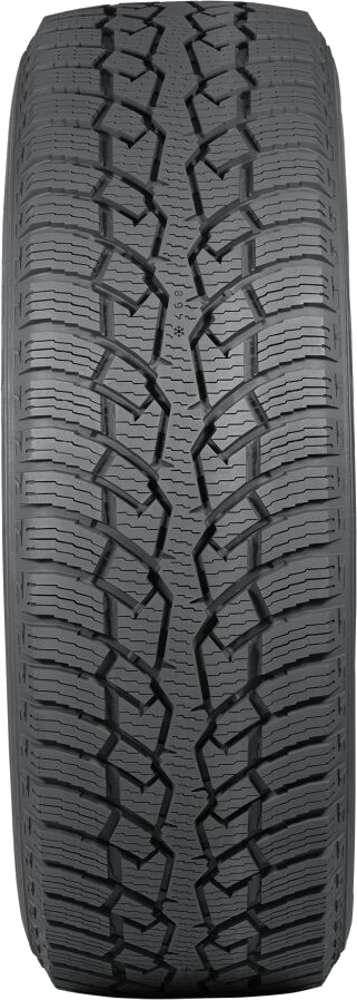 Nokian Tyres Hakkapeliitta CR4 friktionsdäck för transportbil, slitbana framifrån
