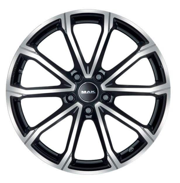 MAK DaVinci blk/pol 7x17 4/100 ET37 CB60,1, Aluminiumfälgar | Kransens ...