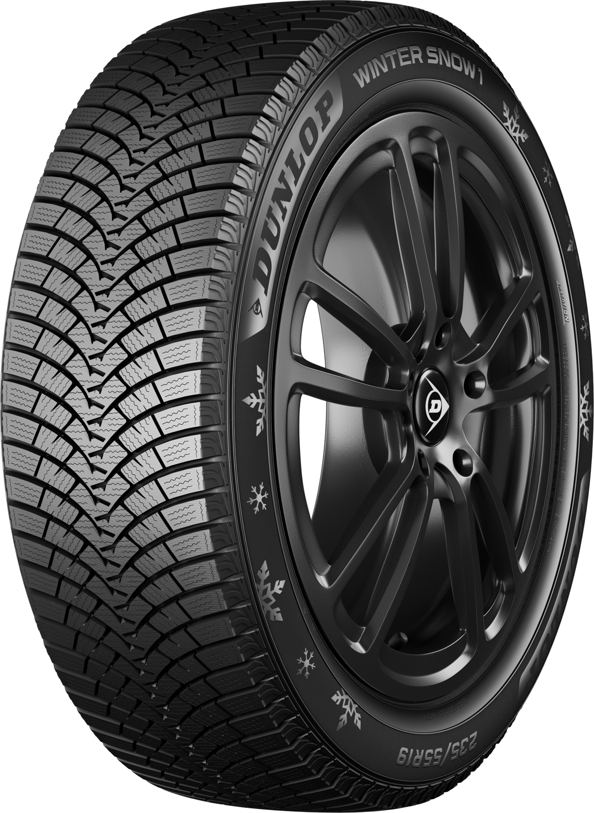 Dunlop Winter Snow1 friktionsdäck, snett framifrån
