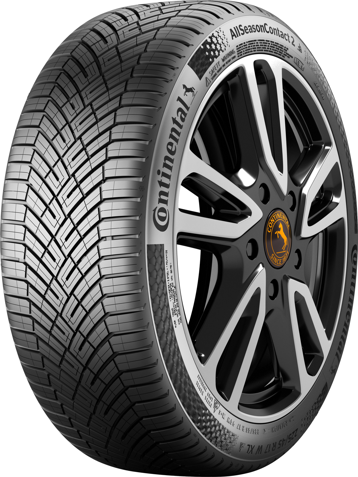 Continental AllSeasonContact 2 allårsdäck, snett framifrån