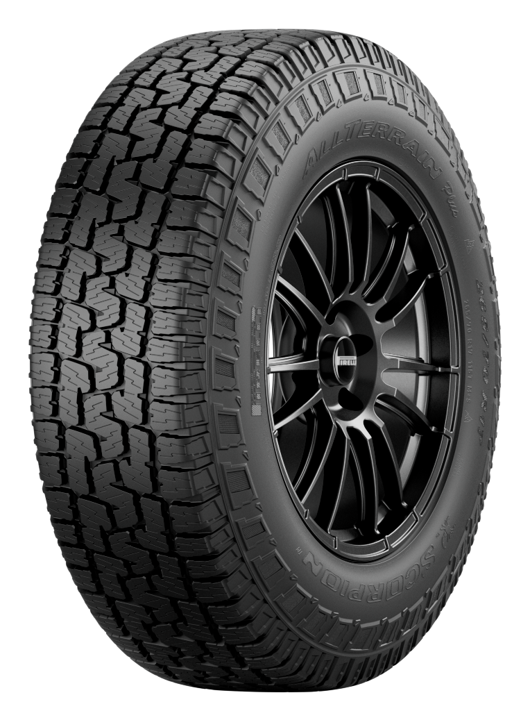 Pirelli Scorpion All Terrain Plus allårsdäck för SUV, 4x4 och pickup i terräng, snett framifrån