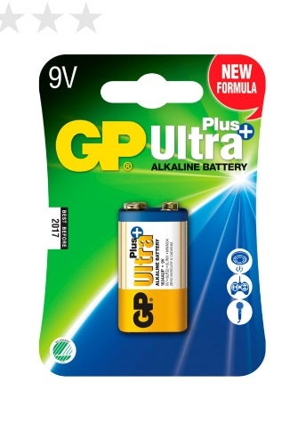 6LF22/9v GP Ultra Plus Alk. 1-Pack blister