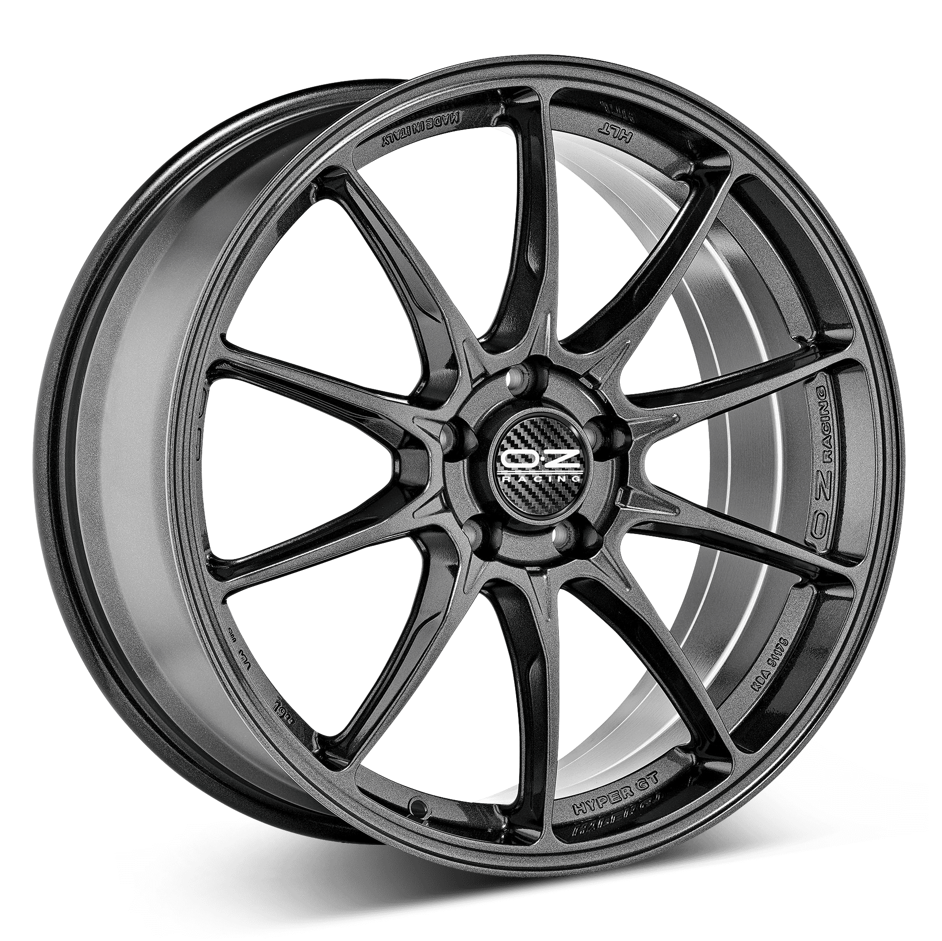OZ Hyper GT aluminiumfälg, rakt framifrån