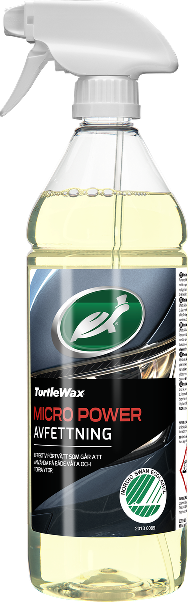 Turtle Wax Micro Power Avfettning 1 L, produktbild framifrån