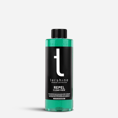 Tershine Repel Glasbehandling 500 ml, snett framifrån