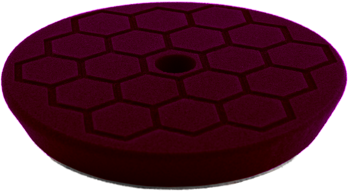 Turtle Wax Polérrondell Vinröd 170/150x25 mm HEX/CONE, produktbild framifrån