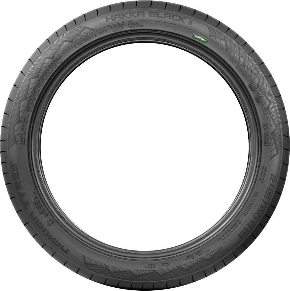 Nokian Tyres Hakka Black 3 sommardäck, sedd från sidan
