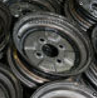 Fälg 9.00x15.3 6/161/205 ET0 Silver Ø21,5 