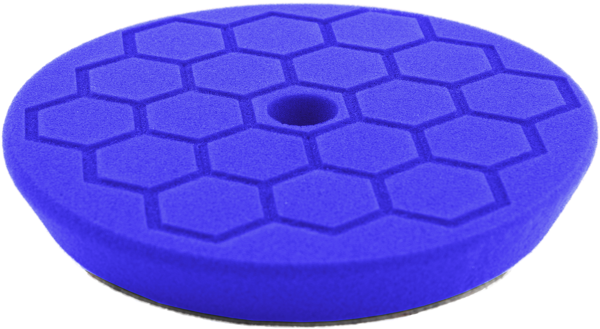 Turtle Wax Polérrondell Blå 170/150x25 mm HEX/CONE, produktbild framifrån