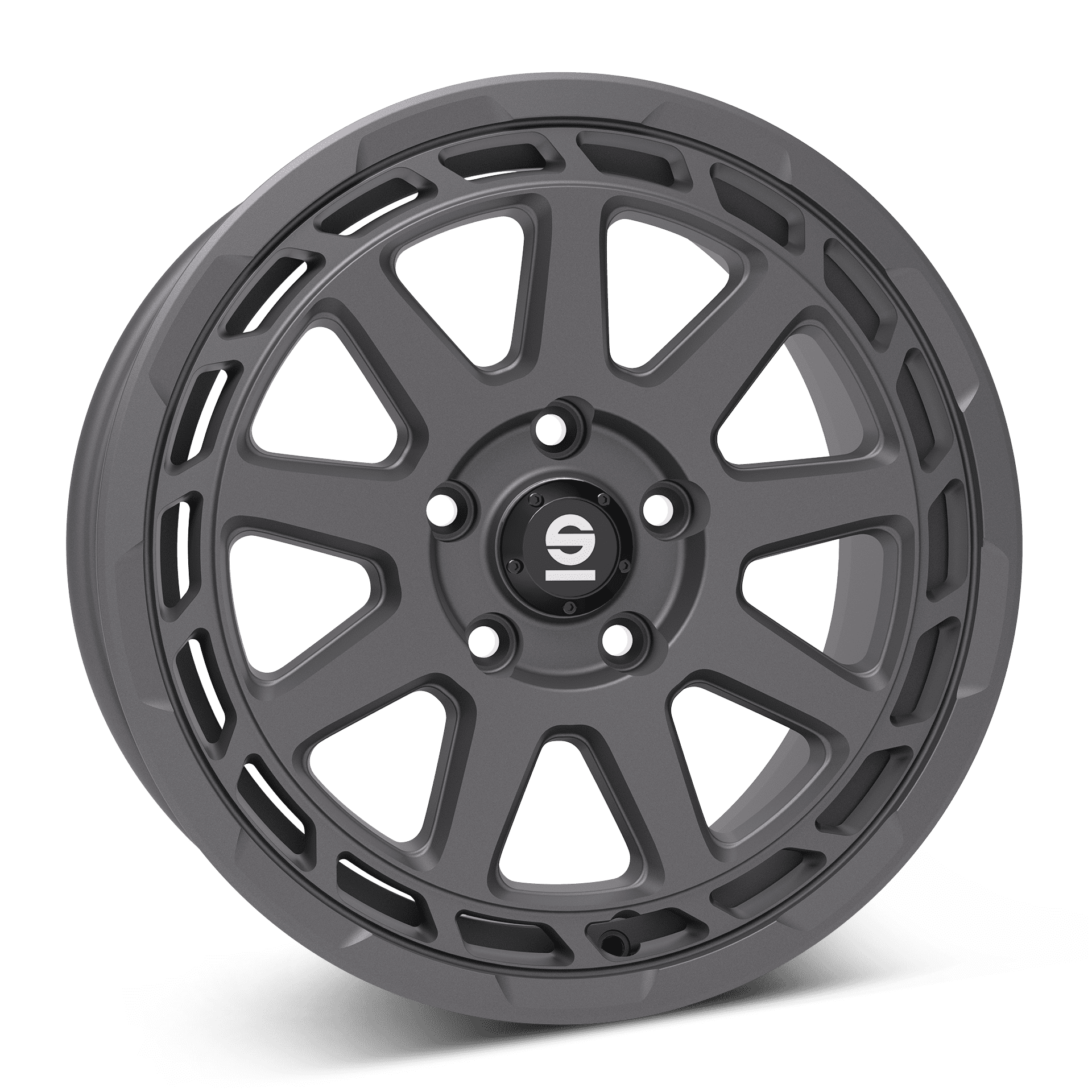 Sparco Wheels Gravel aluminiumfälg matt grafit, rakt framifrån