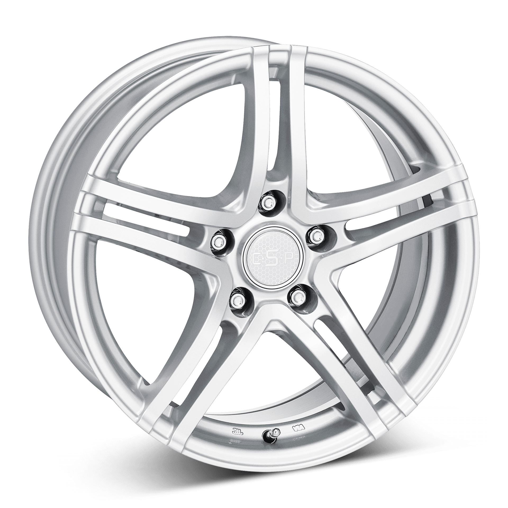 CSP Wheels 10 aluminiumfälg, rakt framifrån