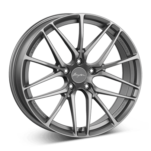 Breyton Fascinate aluminiumfälg matt gunmetal, rakt framifrån